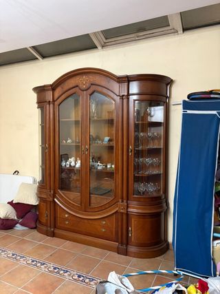 Vitrina Mobiliario Zaragoza Cerezo
