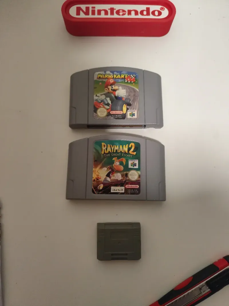 Juegos N64 Mario Kart y Rayman 2 + Controller Pak