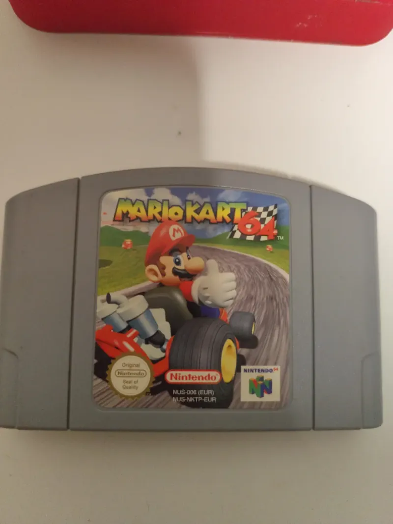 Juegos N64 Mario Kart y Rayman 2 + Controller Pak afbeelding 3