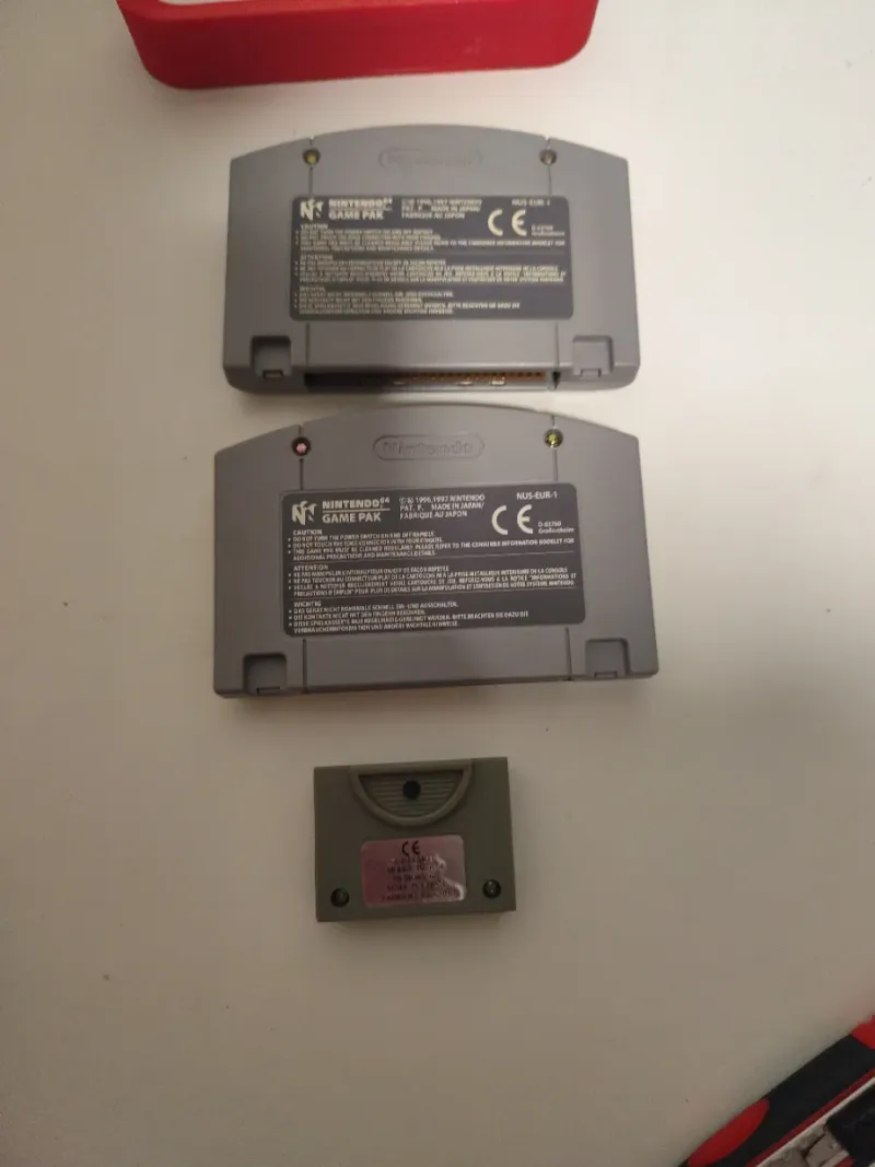 Juegos N64 Mario Kart y Rayman 2 + Controller Pak afbeelding 6