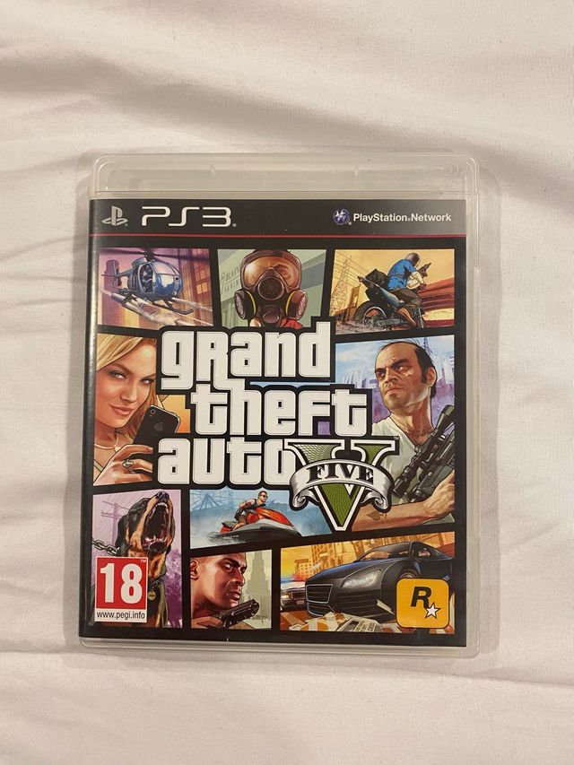 Caja Grand Theft Auto V PS3