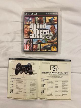Caja Grand Theft Auto V PS3
