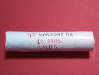 40 MONEDAS DE 10 Ptas. 1985 REY