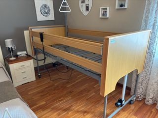 Cama articulada madera y metal