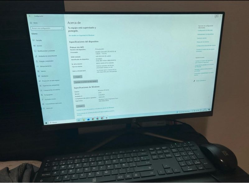 Ordenador de Mesa Primux, Teclado, Ratón 4GB RAM