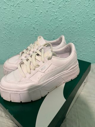 Zapatillas Puma Mayze Stack Blancas Talla 38