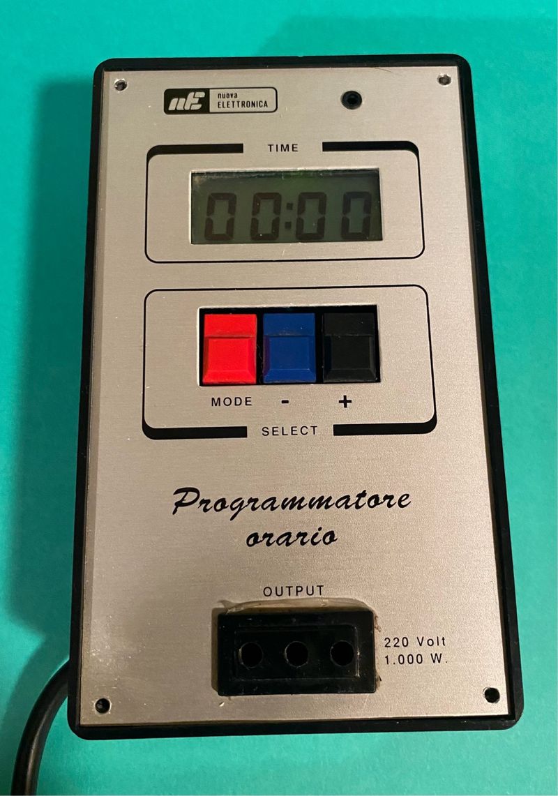 Programador horario N&B Electrónica vintage afbeelding 4