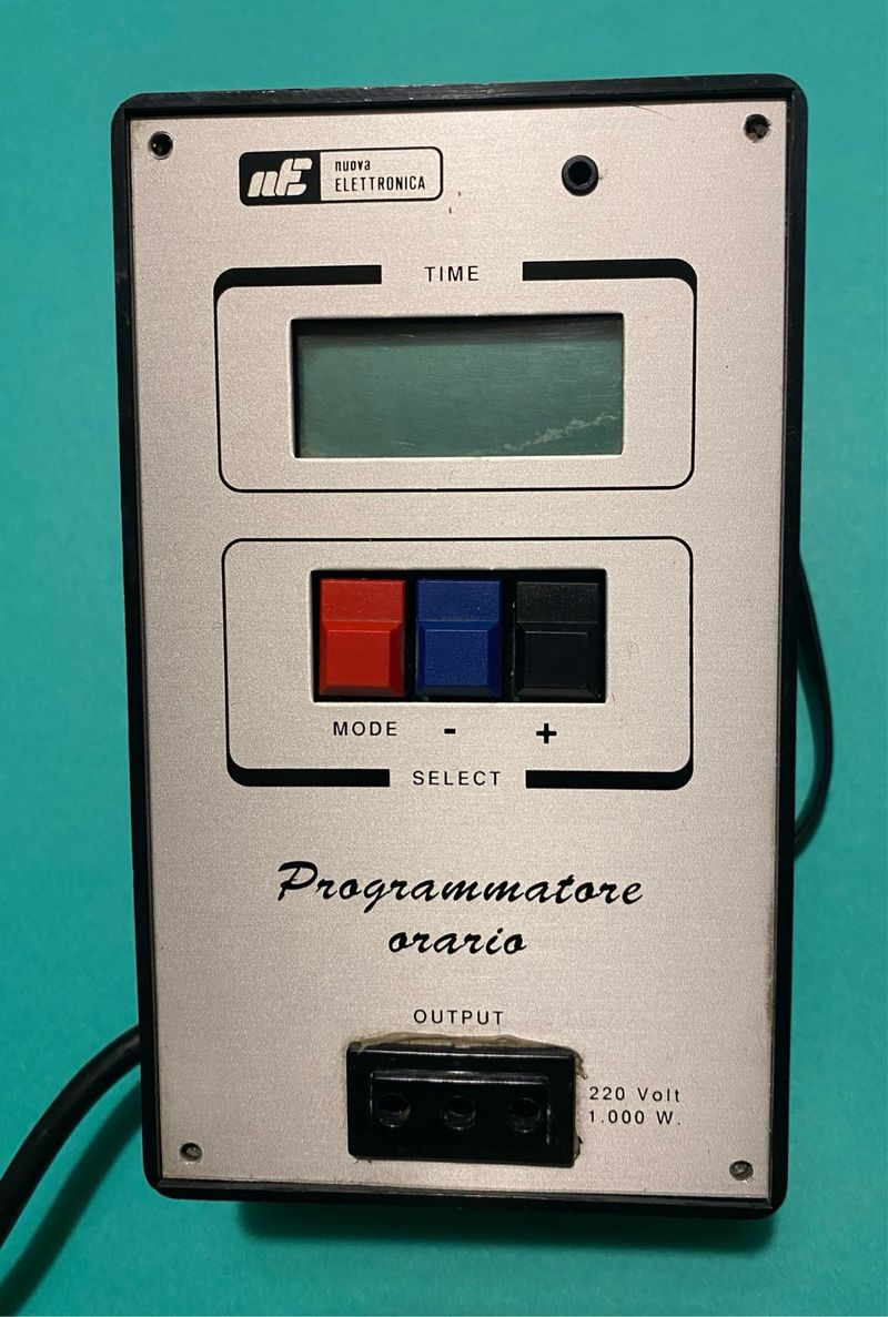 Programador horario N&B Electrónica vintage afbeelding 2