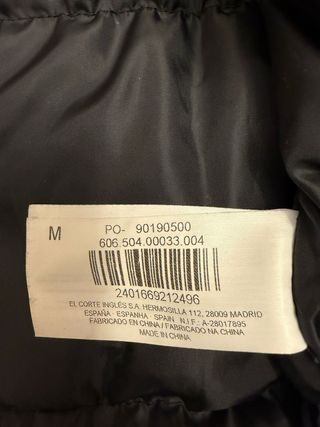 Parka Mujer Woman Limited Talla M Negra