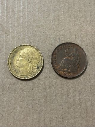 Monedas II República Española 1937
