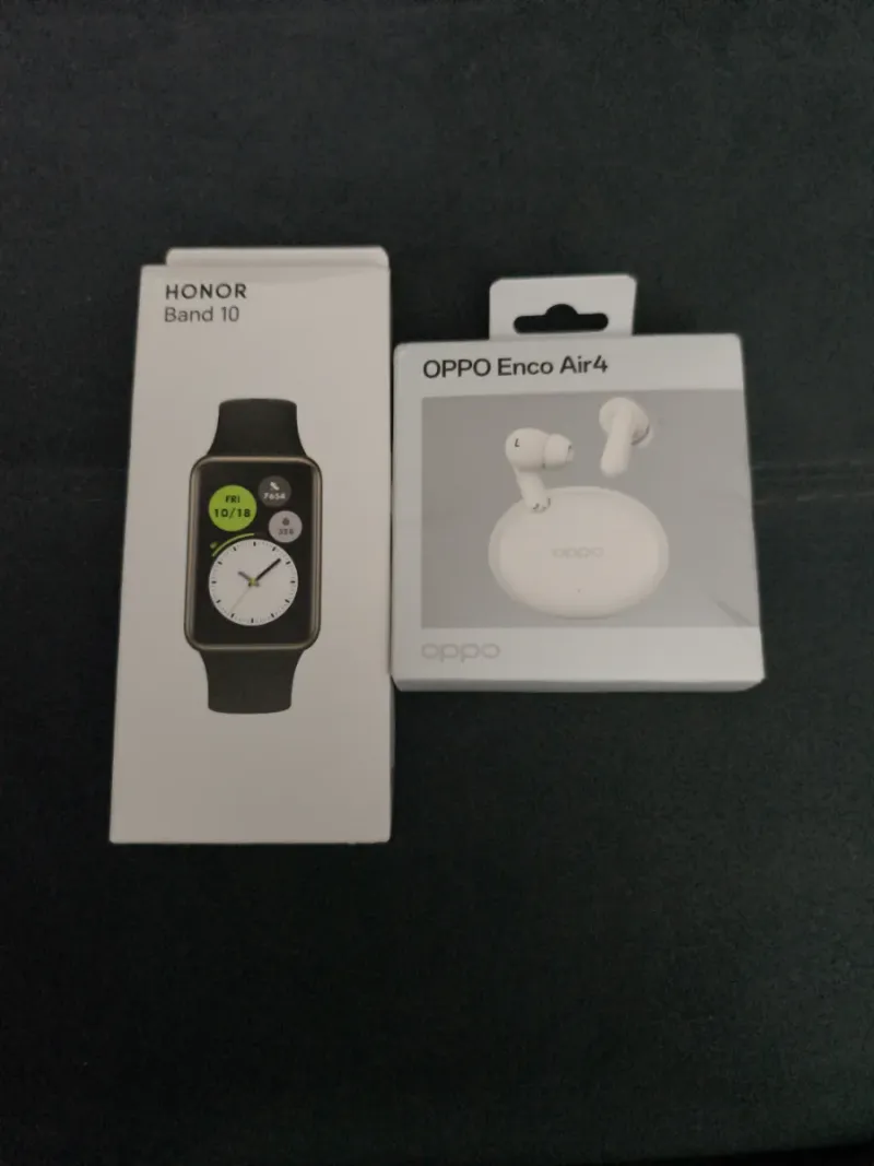 HONOR Band 10 y Auriculares OPPO