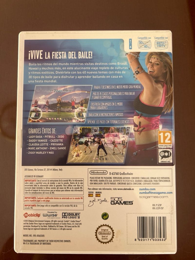 Juego Wii Zumba Fitness World Party afbeelding 2