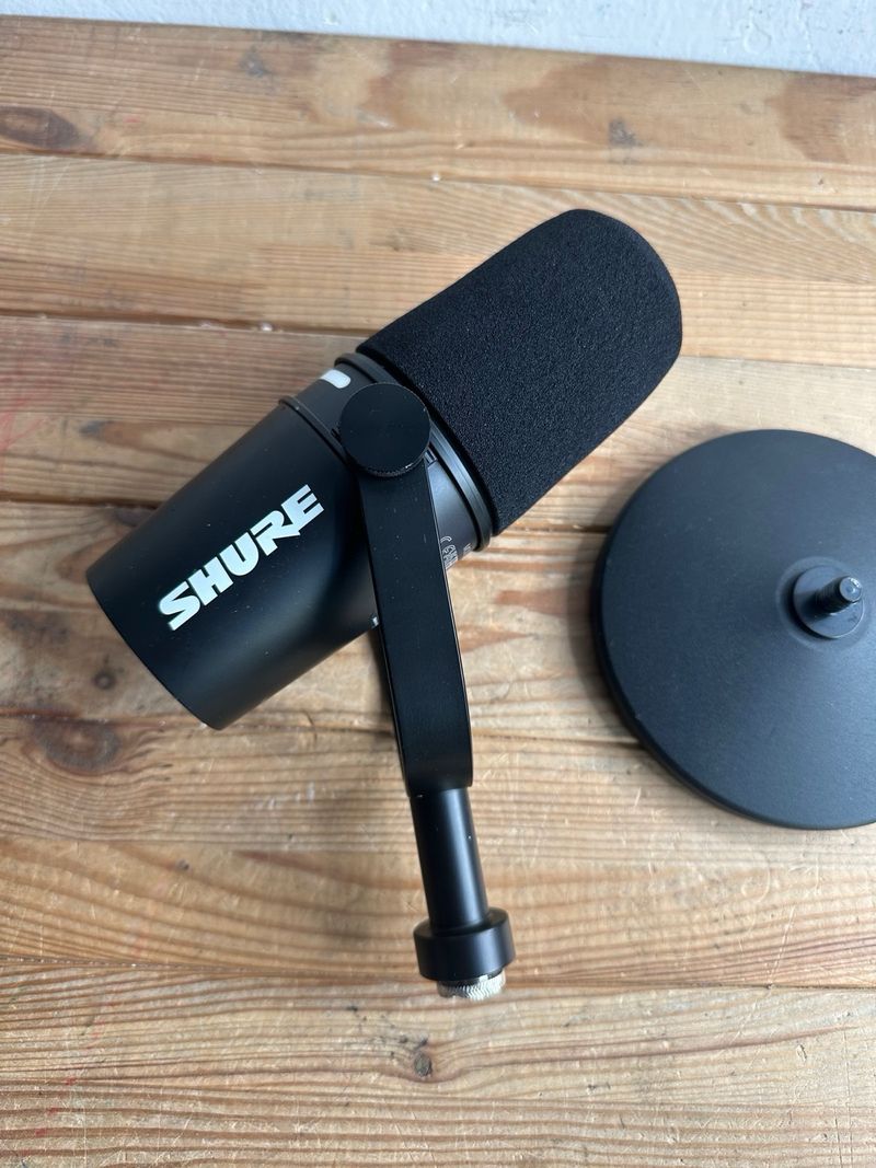 Micrófono Shure MV7+ Podcast Negro afbeelding 3