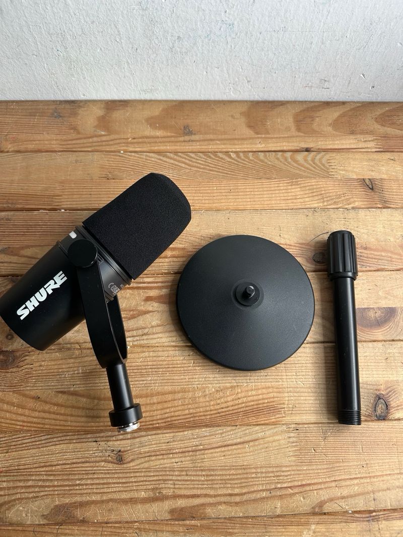 Micrófono Shure MV7+ Podcast Negro afbeelding 2