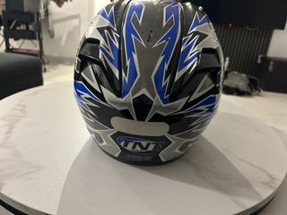 Casco TNT Azul y Negro Talla M