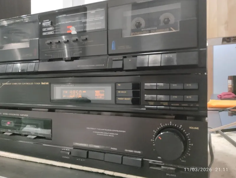 Equipo de música vintage