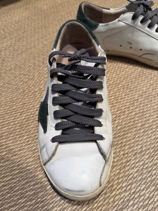 Golden Goose Sneakers Blancas y Verdes