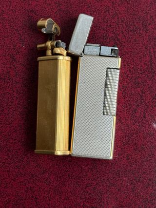 Lote 2 Mecheros Vintage Dunhill Auténticos