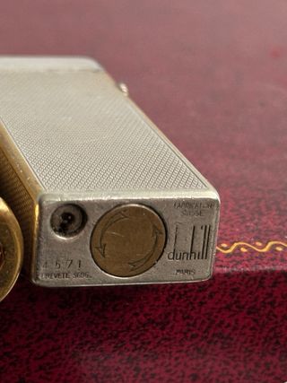 Lote 2 Mecheros Vintage Dunhill Auténticos