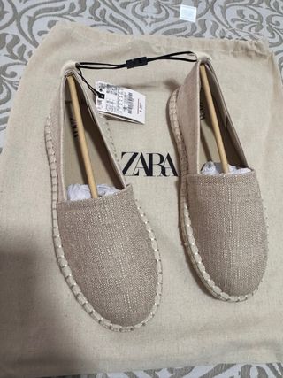 Alpargatas Zara Hombre Beige