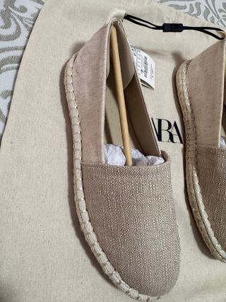 Alpargatas Zara Hombre Beige