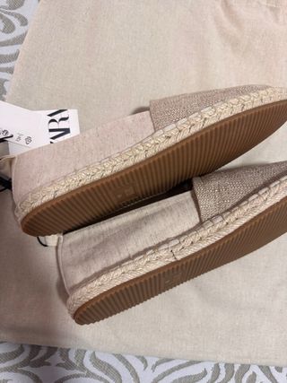 Alpargatas Zara Hombre Beige