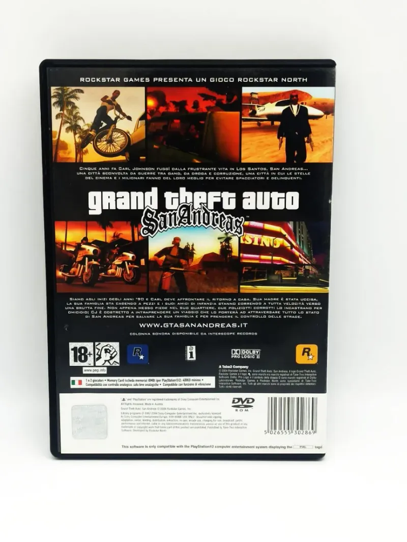 GTA San Andreas PS2 Completo ITA afbeelding 6