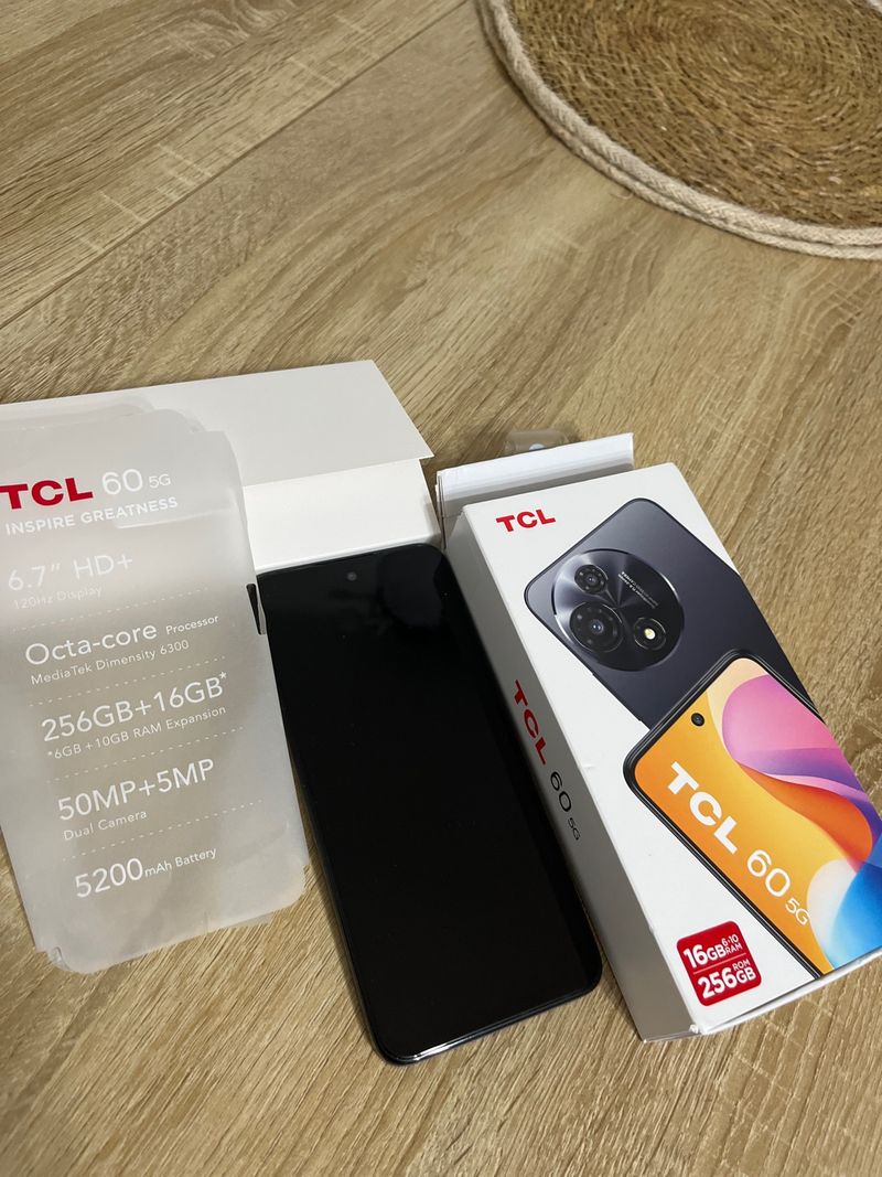 TCL 60 5G 256GB Negro