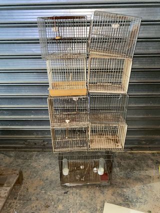 Jaulas para pájaros apilables