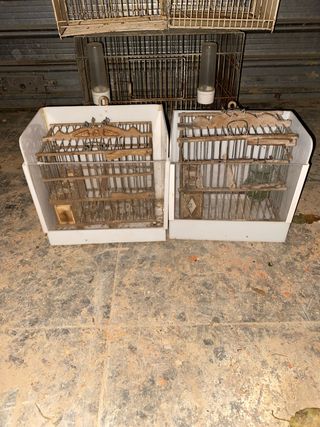 Jaulas para pájaros apilables