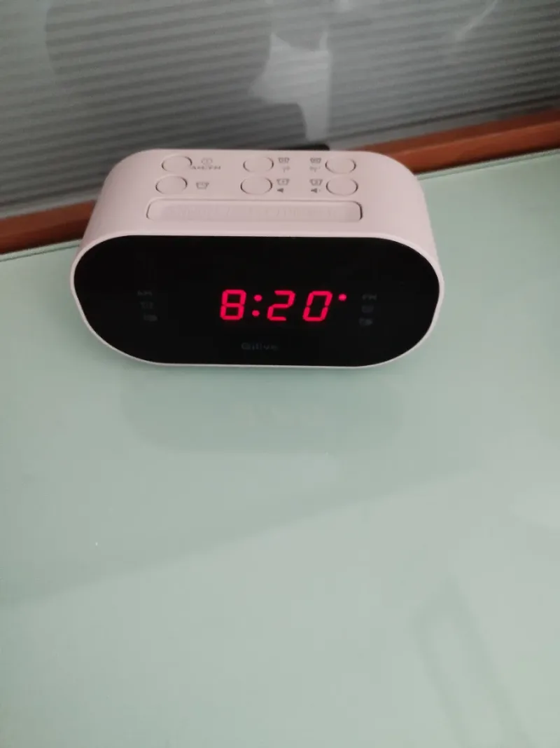 Radio despertador Qilive rosa afbeelding 4