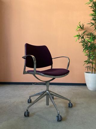 Silla Stua Gas Morado/Cromado