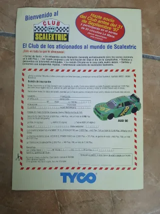 Catálogo Scalextric Tyco