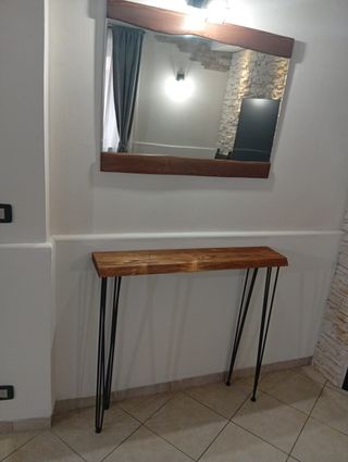 Consolle Elegance Legno Massello Antichizzato