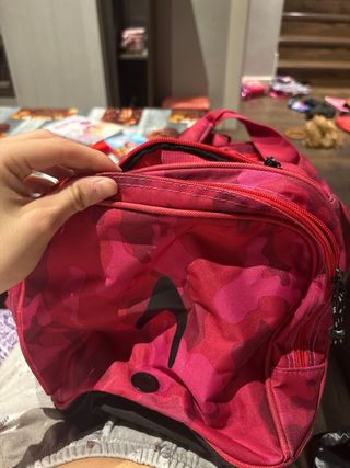 Mochila Camuflaje Rosa y Rojo