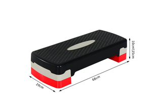 Stepper Fitness Aeróbic Negro/Rojo