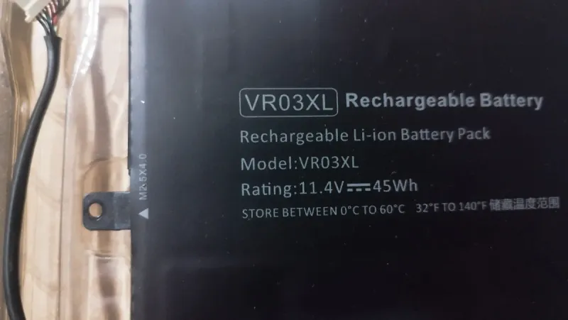 Batería HP VR03XL Recargable Li-ion 45Wh afbeelding 3