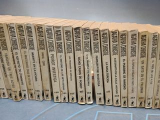 best sellers, 69 novelas de Agatha christie