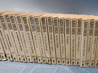 best sellers, 69 novelas de Agatha christie