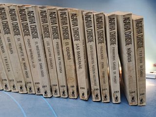 best sellers, 69 novelas de Agatha christie