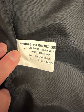 Chaqueta Piel LUIS GUIRAU Negra Talla 46