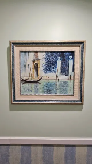 Cuadro Óleo Venecia Original