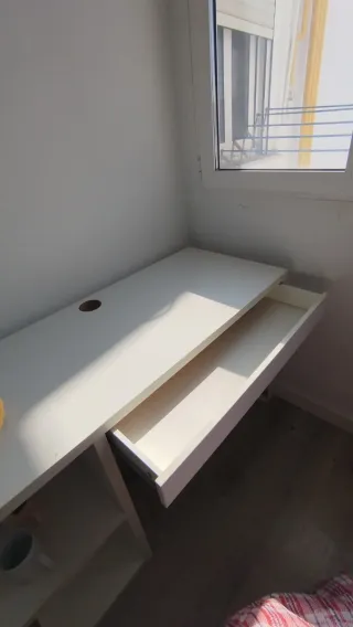 Escritorio Ikea Alex - Micke Blanco