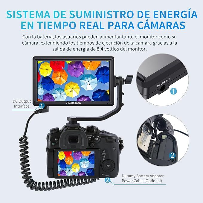 Monitor Campo FEELWORLD 6 - Field Monitor Gimbal afbeelding 6
