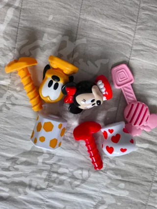Figuras Minnie y Pluto para enroscar
