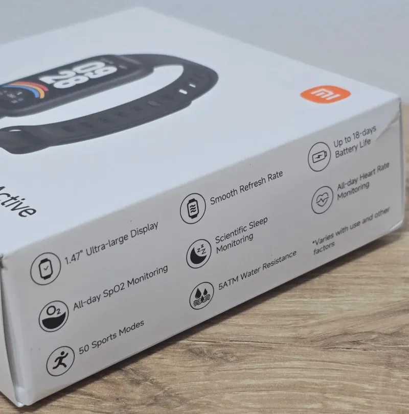 Xiaomi Smart Band 9 Active Negra afbeelding 2