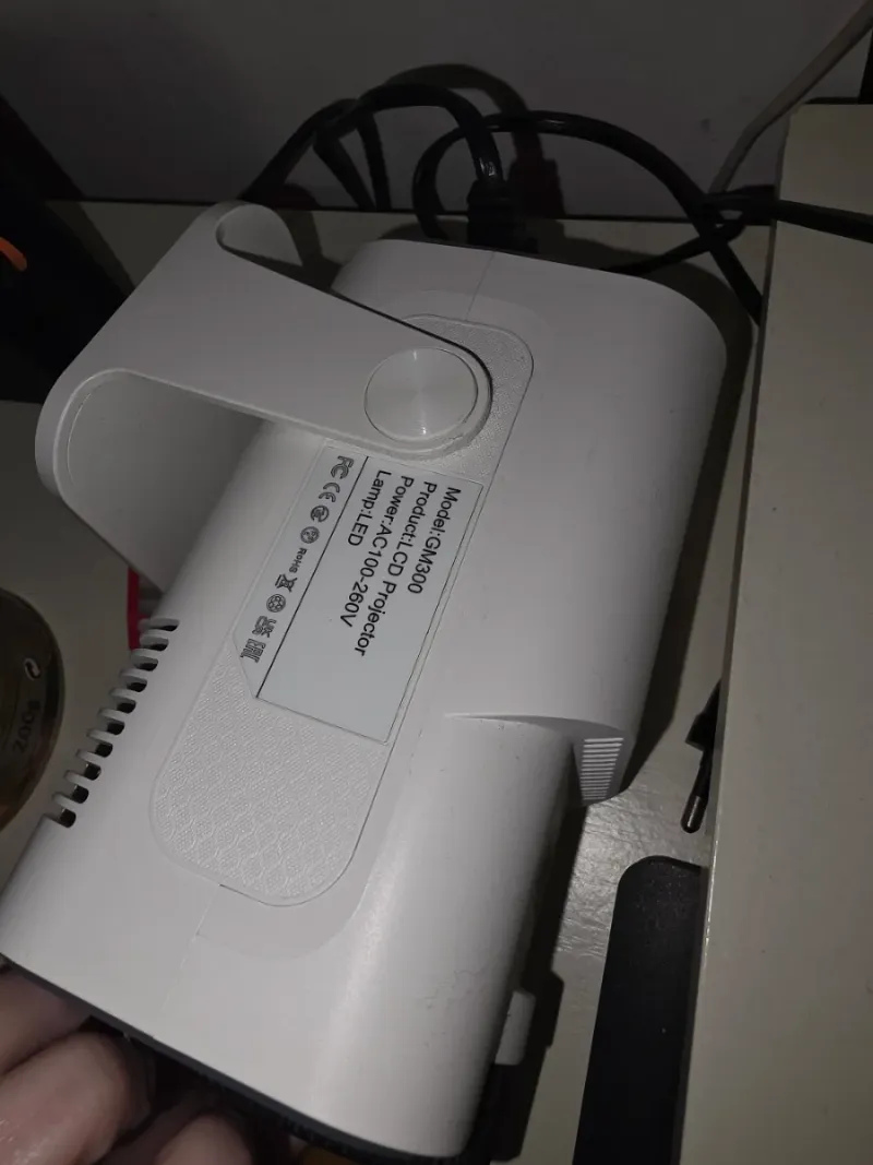 Proyector compacto gris y blanco afbeelding 2