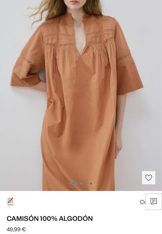 Camisón 100% Algodón Talla Única