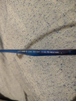 Gafas graduadas azules