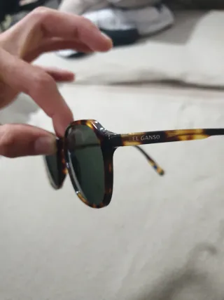 Gafas de sol marca el ganso  mujer tortuga y verde